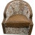 Cody Cowhide Barrel Swivel Glider