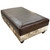 Jefferson Cowhide Large Storage Ottoman