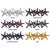 Small Engraved Flower Cabinet Knobs - Set of 2
