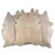 Metallic Gold & Tan Cowhide Rugs