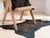 Victorian Filigree Black Mini Cowhide Rug