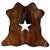 Lonestar Mini Black & Brown Cowhide Rug