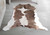 Champagne & White Calfskin Rug