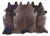 Brown Specked Cowhide Rug - Medium