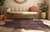 Silver Specked Brown Cowhide Rug - Large