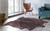 Rose Specked Brindle Cowhide Rug - Medium