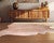 Rose Specked Brown Cowhide Rug - Medium