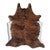 White Belly Tri-Color Cowhide Rug - Large