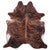 Brown Brindle Cowhide Rug - Large