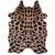 Giraffe Printed Cowhide Rug - Large