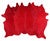 Cherry Cowhide Rug - Large