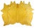 Lemon Cowhide Rug - Medium