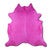 Fuchsia Cowhide Rug - Medium