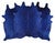 Navy Blue Cowhide Rug - Large