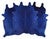 Navy Blue Cowhide Rug - Medium
