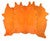Tangerine Cowhide Rug - Medium