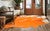 Tangerine Cowhide Rug - Large