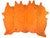 Tangerine Cowhide Rug - Large