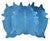 Light Blue Cowhide Rug - Large