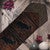 Fringed Moose Brindle Leather Table Runners