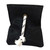Cowhide Black Door Wedge