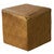 Brown Swiss Cowhide Square Pouf