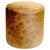Brown Swiss Cowhide Round Pouf