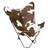 Brown & White Cowhide Sling Chair