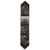 Floral Pattern Red Embossed Leather Table Runner - 120 Inch