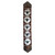 Fringed Devon Longhorn Leather Table Runner - 120 Inch