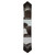 Fringed Dutch Brown & Gator Embossed Table Runner - 96 Inch