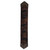 Fringed Moose Brindle Leather Table Runner - 120 Inch