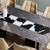 Fringed Holstein Leather Table Runner - 120 Inch