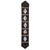 Fringed Geometric Panels Leather Table Runner - 120 Inch
