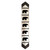 Fringed Ivory Bears Leather Table Runner - 96 Inch
