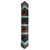 Fringed Bronc & Teal Faux Gator Table Runner - 96 Inch