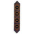 Harmony Cowhide & Red Faux Gator Table Runner - 120 Inch
