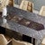 Red Faux Gator Embossed Leather Table Runner - 120 Inch