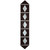 Geometric Panels Leather Table Runner - 96 Inch