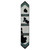 Holstein Panel & Teal Floral Table Runner - 120 Inch