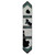 Holstein Panel & Teal Floral Table Runner - 96 Inch
