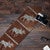 Moose Salt & Pepper Leather Table Runner - 96 Inch