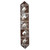 Light Wild Rider Cowhide Table Runner - 120 Inch