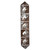 Light Wild Rider Cowhide Table Runner - 96 Inch