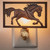 Rustic Galloping Horse Nightlight