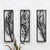 Abstract Feather Wood Wall Art - 1 - CLEARANCE
