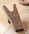 Floral Tan Tooled Leather Boot Jack