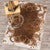 Horseshoe & Cowhide Brown Rug - 2 x 8