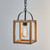 Cubed Rustic Pendant