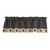 Black Embroidered Stars Lined Valance - OUT OF STOCK